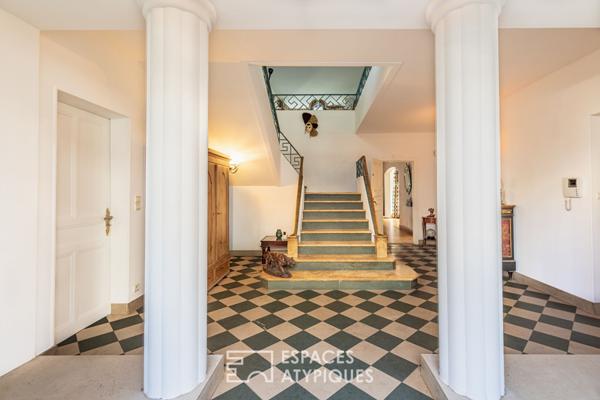 Maison de maître en centre ville avec piscine