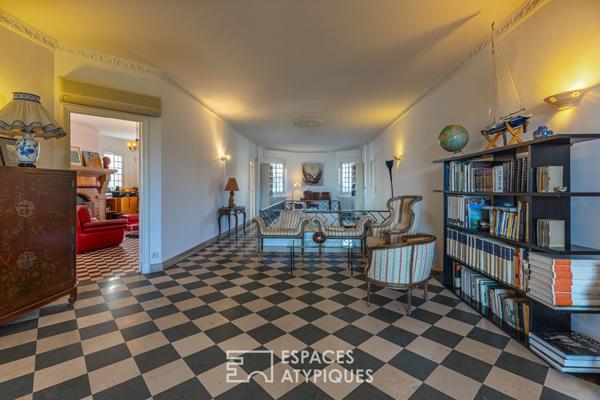 Maison de maître en centre ville avec piscine