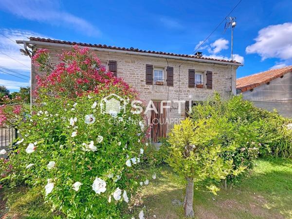 Maison charentaise 3 chambres à rénover
