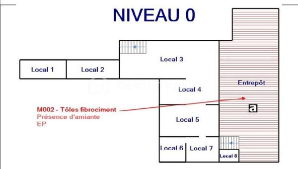 Local de stockage de 1 600 m²