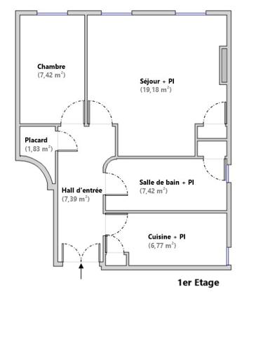 Appartement
         3 pièces
        - 51 m² Exclusivité 159 000 € *