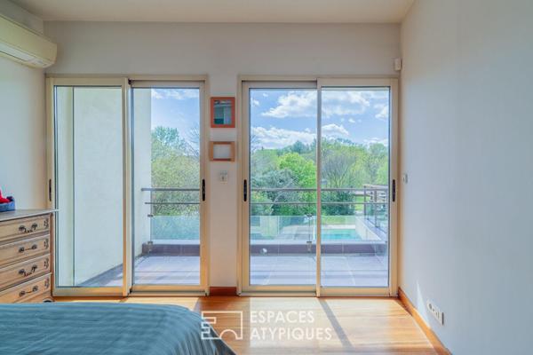 Maison d’architecte baignée de lumière aux portes de Montpellier