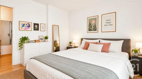 Appartement F3 à vendre  3 pièces - 63 m 2   AUBERVILLIERS  - 93