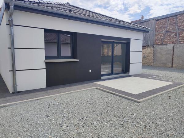 Dannemarie, maison neuve plain-pied de type f5 sur un terrain de 240m²