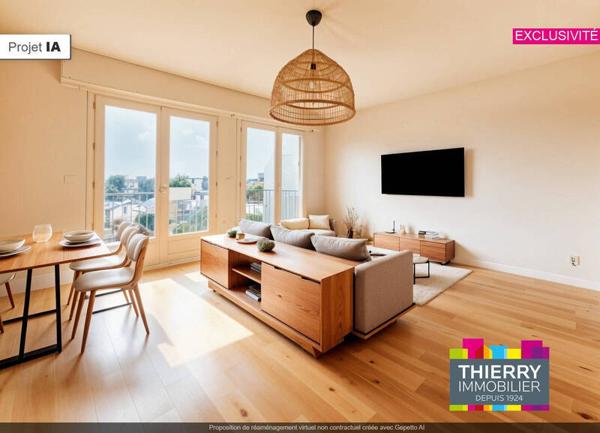 Appartement 3 pièces - 44100 Nantes