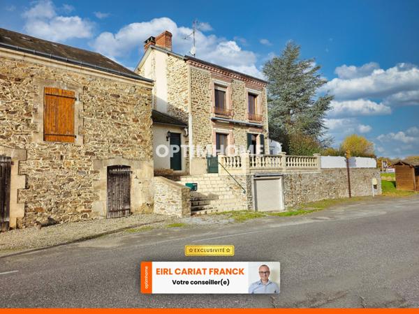 Maison à vendre 6 pièces SAINT LEGER BRIDEREIX (23)