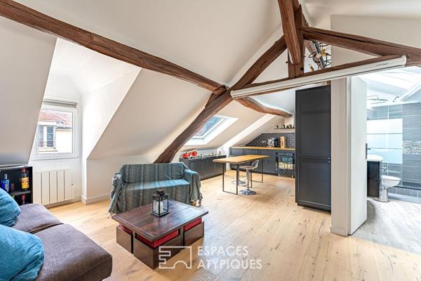 Appartement rénové en hyper centre-ville de Rueil-Malmaison