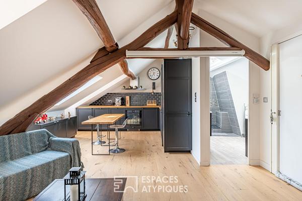 Appartement rénové en hyper centre-ville de Rueil-Malmaison