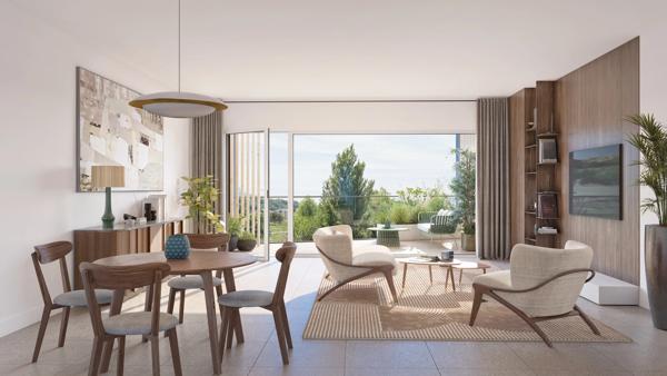 Appartement d'exception 4 pièces - 96m2 - Terrasse 58m2 à vendre Lac-AIX LES BAINS (73)