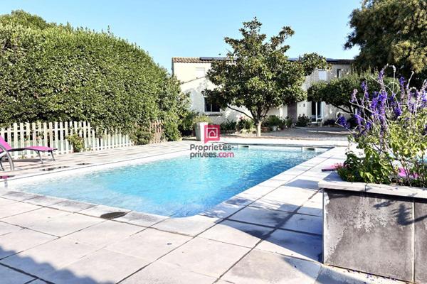 Villa de 200m² de 7  pièces avec piscine et T2 indépendant à vendre à Mauguio