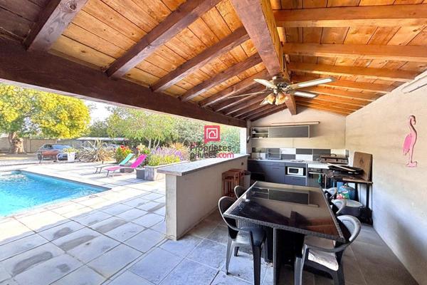 Villa de 200m² de 7  pièces avec piscine et T2 indépendant à vendre à Mauguio