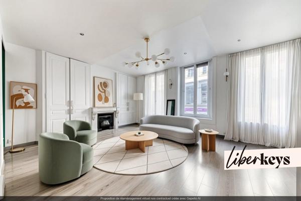  Appartement T2 de charme cœur Croix-Rousse – 46,64 m² Carrez