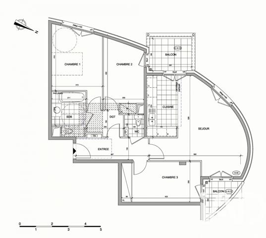 Appartement à vendre 4 pièces 81,28 m² Issy-les-Moulineaux