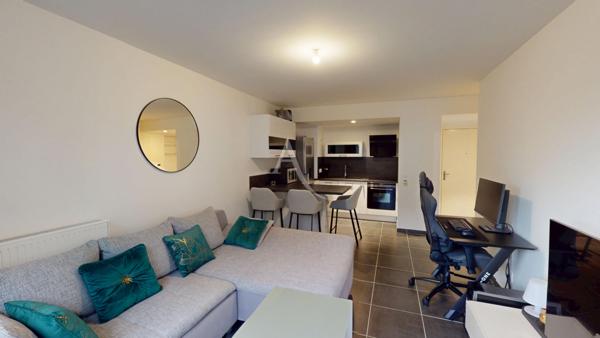 Montévrain - 2 pièces avec balcon et parking et vue dégagée sur parc