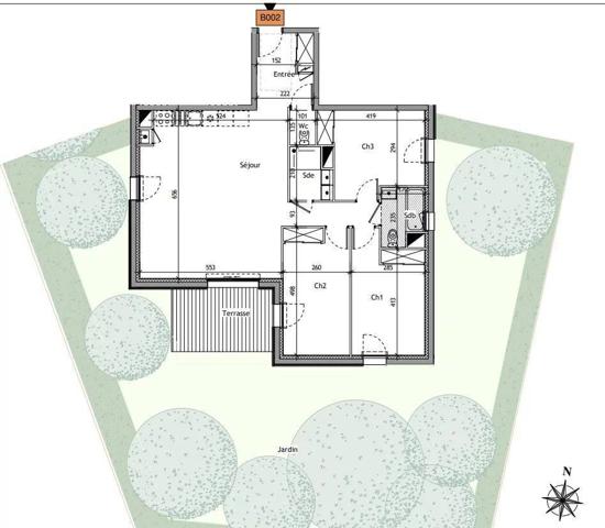 Appartement neuf 4 pièces 92.10M²  St Marc sur Mer
