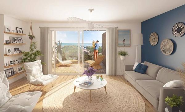 Appartement neuf 4 pièces 92.10M²  St Marc sur Mer