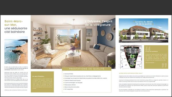 Appartement neuf 4 pièces 92.10M²  St Marc sur Mer
