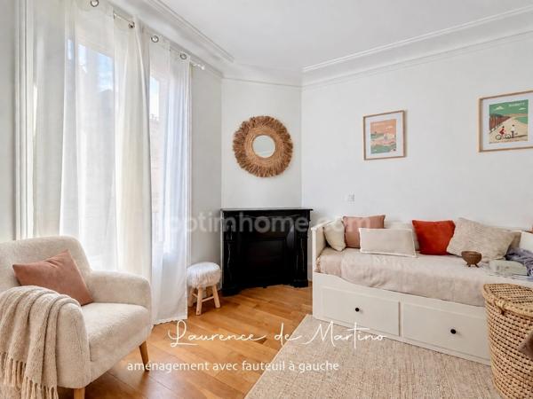 LEVALLOIS-PERRET – 56 M² -3 PIÈCES – 2 CHAMBRES OU BUREAU – CENTRE-VILLE – MÉTRO L3 À 7 MIN – GARDIEN
