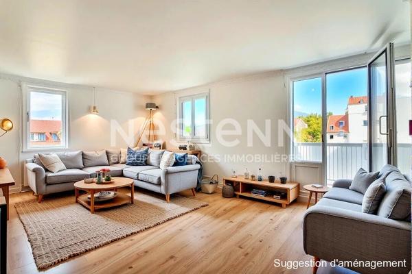 Appartement 2P/3P de 68 m2 avec parking et cave Charentonneau