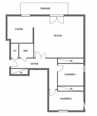 Appartement à vendre 3 pièces 71 m² Petit-Couronne