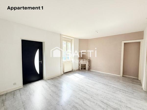 Immeuble composé de 3 appartements de type T3