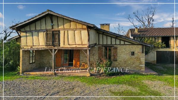 Propriete gasconne DEUX MAISONS 10 pièces de 324 m2 habitables sur 3159 m2 de terrain proche de NOGARO (32)