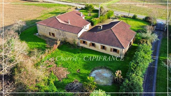 Propriete gasconne DEUX MAISONS 10 pièces de 324 m2 habitables sur 3159 m2 de terrain proche de NOGARO (32)