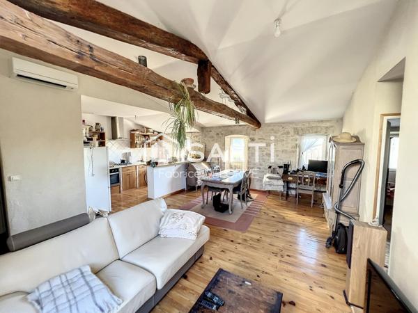 Appartement avec beaucoup de cachet en centre ville