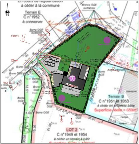Terrain constructible à vendre - Corzé 704 m2