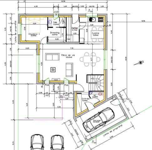 Terrain constructible à vendre - Corzé 704 m2