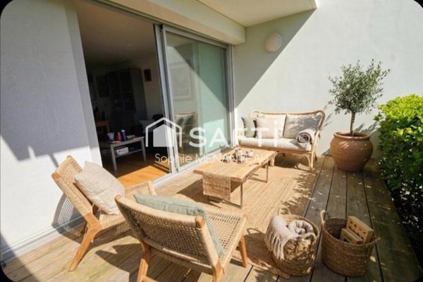 FACE MER: 47m2 2 terrasses Sud Ouest