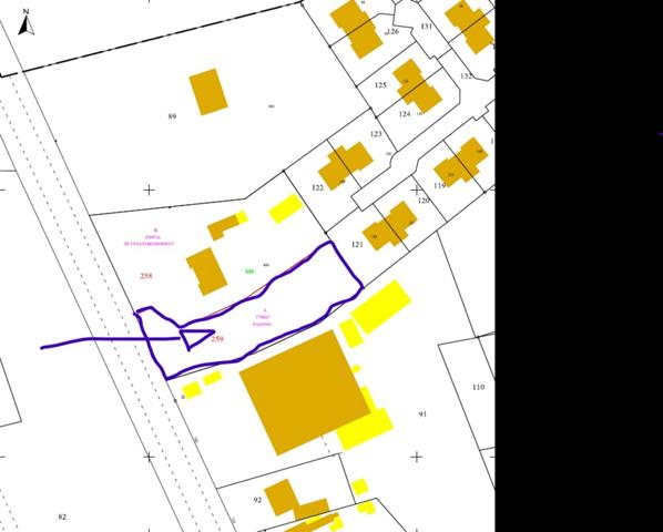 Terrain constructible 1708m² Attignat