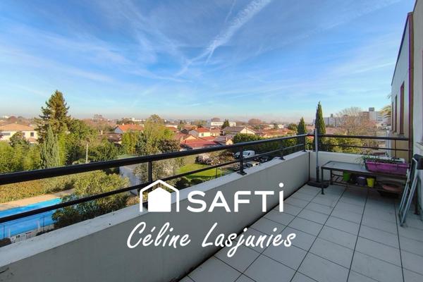 T2 lumineux avec balcon, parking et piscine, côté Bordeaux