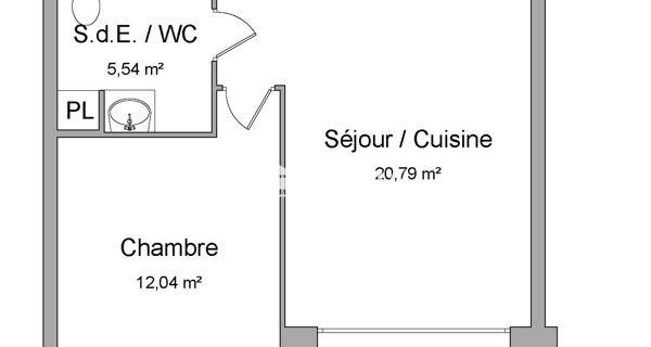 Location Appartement 2 pièces 38.37 m² - Castanet-tolosan 31320