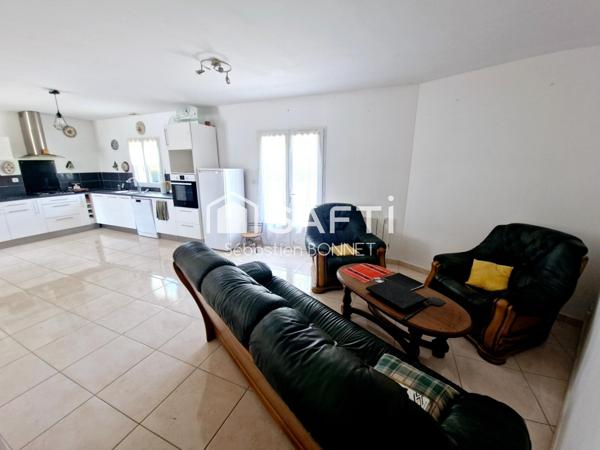 Maison plain-pied 3 chambres avec garage et atelier