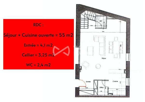 Maison de 130 m2 aux dernieres normes de constructions, d'isolations et d'équipements.