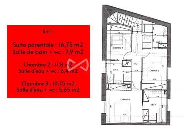 Maison de 130 m2 aux dernieres normes de constructions, d'isolations et d'équipements.
