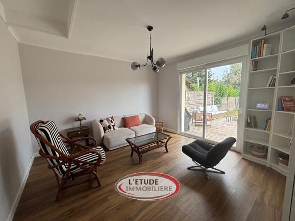 Dans le bourg de Carquefou, maison de plain-pied 2 chambres, faites tout à pied !