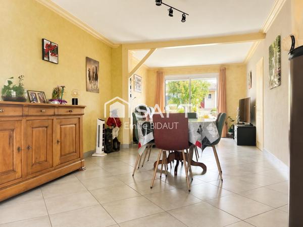 Maison 123 m² habitables, 4 chambres, centre-bourg