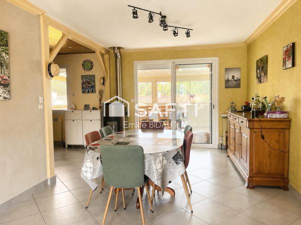 Maison 123 m² habitables, 4 chambres, centre-bourg