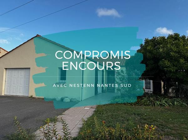 Vertou Beautour, Plain Pied de 3 chambres , garage et grande dependance