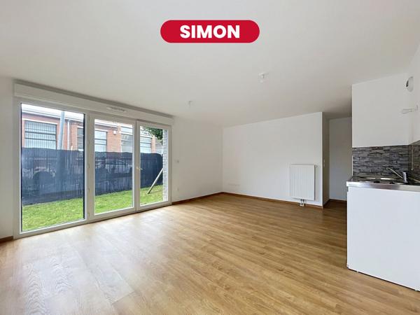 Simon - Appartement 2 pièces 47 m2 + parking - Mons en Baroeul