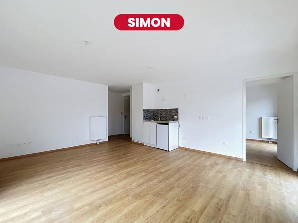 Simon - Appartement 2 pièces 47 m2 + parking - Mons en Baroeul