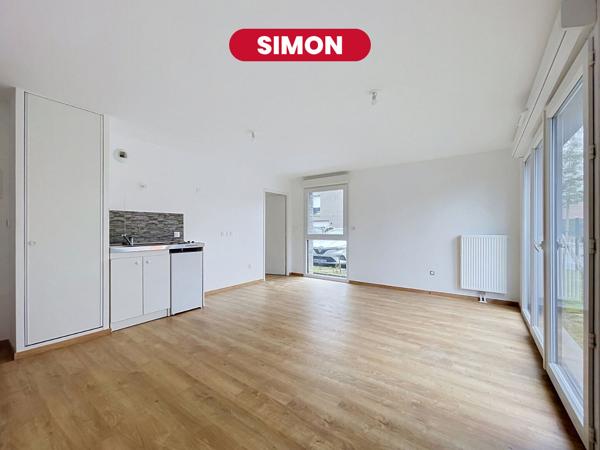 Simon - Appartement 2 pièces 47 m2 + parking - Mons en Baroeul