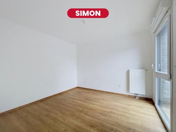 Simon - Appartement 2 pièces 47 m2 + parking - Mons en Baroeul
