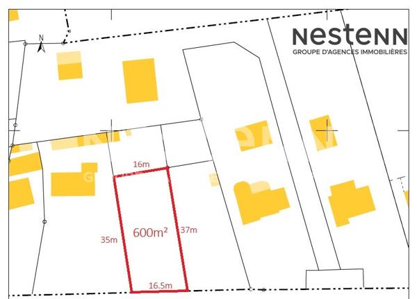 TERRAIN A VENDRE sur la commune de DONGES, proche axe Nantes, Saint Nazaire, Prinquiau