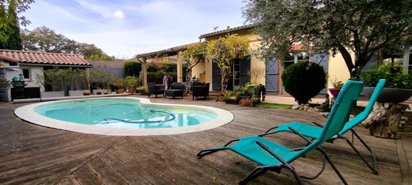 Cornebarrieu T7 : belle villa style Lauragaise de 161 m2 avec piscine et cabinet de thérapeute