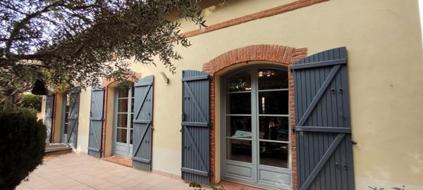 Cornebarrieu T7 : belle villa style Lauragaise de 161 m2 avec piscine et cabinet de thérapeute