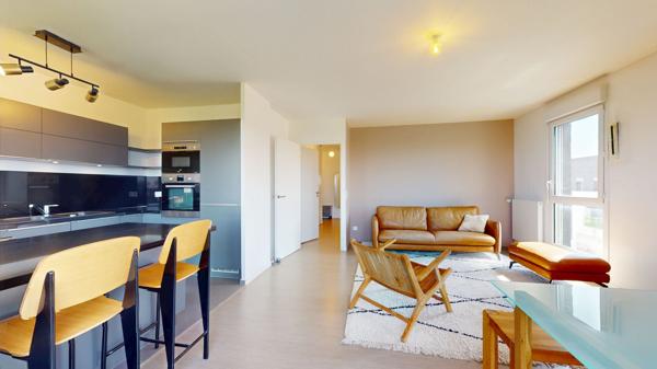 Appartement Meublé Ivry Sur Seine 3 pièces 78.65 m² avec 3 balcons