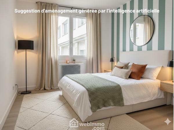 Appartement 46.65 m² à Nantes 44100